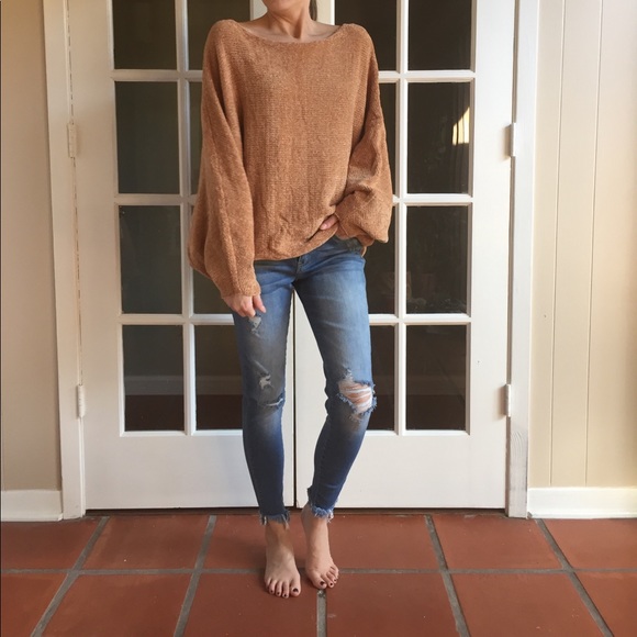 Sweaters - LAST ITEM▫️Caramel Chenille Dolman